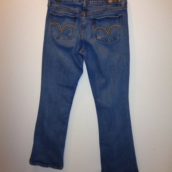 LEVI'S 518 Juniors Superlow Bootcut Jeans size 9 M - Picture 4 of 11
